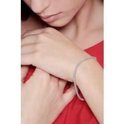 Tennis Armband Weißgold 750 mit Diamanten  2