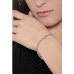 Tennis Armband Weißgold Damen Herren  2