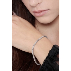 Weißgold Tennis Armband für Damen und Herren 2