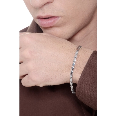 Armband Weißgold 750 Herren