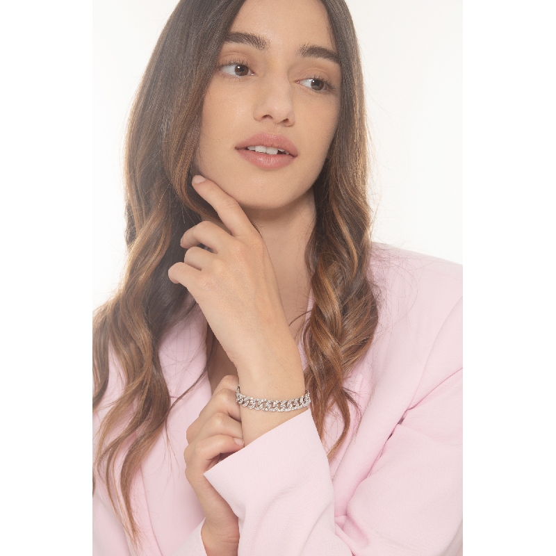 ICED OUT Armband mit Diamanten aus Weißgold 18K ICED OUT Armband mit Diamanten aus Weißgold 18K