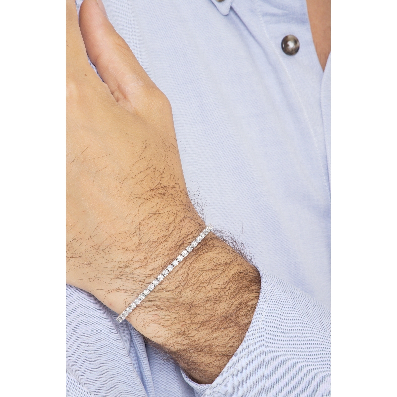Tennisarmband Weißgold Brillanten Tennisarmband Weißgold Brillanten