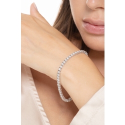 Tennisarmband Weißgold Brillanten 2
