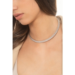Choker Kette aus Weißgold mit Diamanten 2