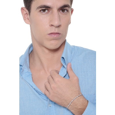 Tennisarmband Weißgold Diamanten