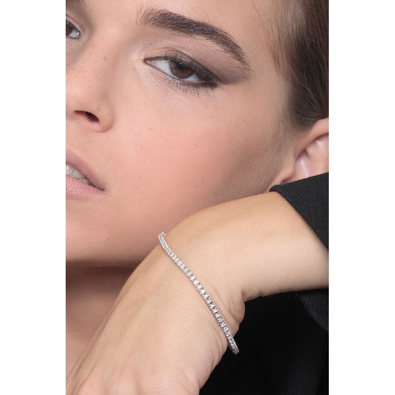 Tennisarmband Weißgold Diamanten Tennisarmband Weißgold Diamanten