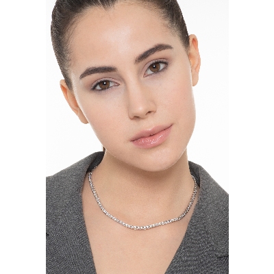 Tennis Kette Diamantkette18K Weißgold 750 