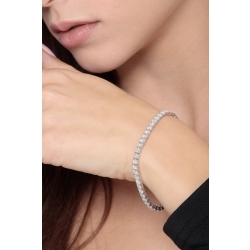 18K Weißgold 750 Tennisarmband 2