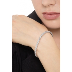 Tennis Armband Herren Damen mit Brillanten Weißgold 750 2