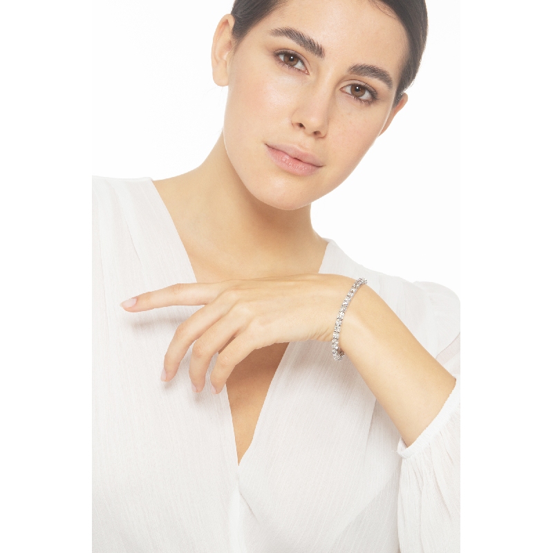 Tennisarmband Weißgold 18 Karat mit 0,30 ct Diamanten