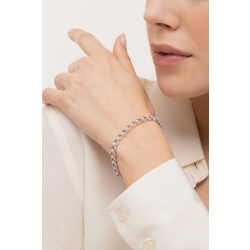 750er Weißgold Armband mit Diamanten  2