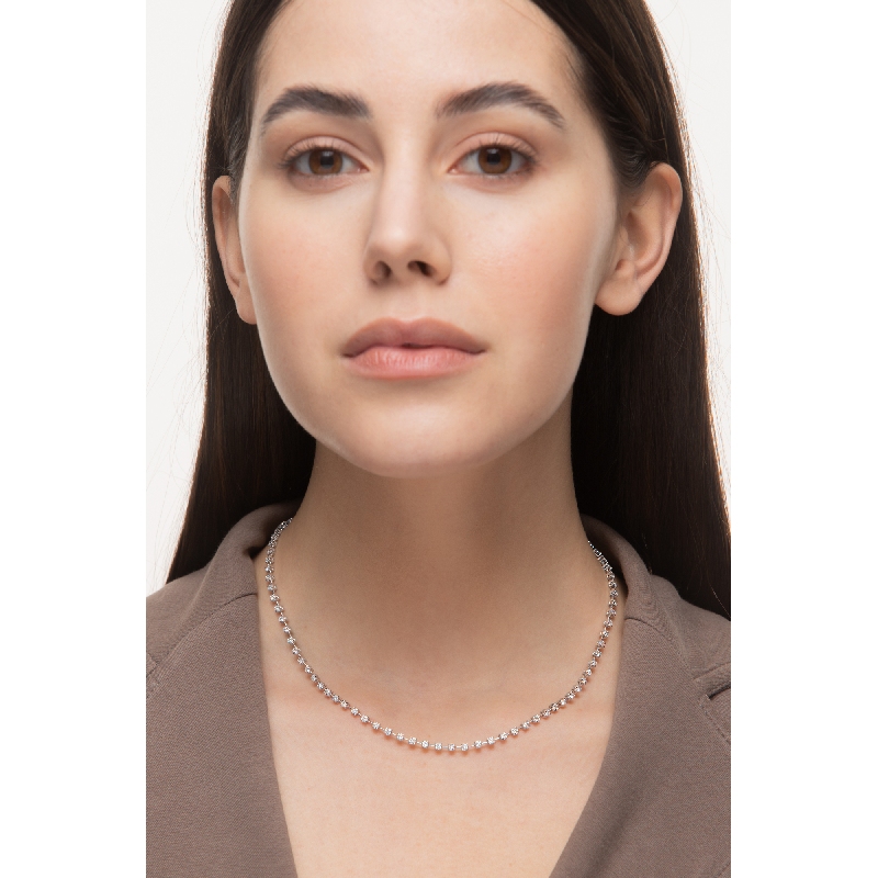 750er Weißgold Damen Diamantkette  750er Weißgold Damen Diamantkette