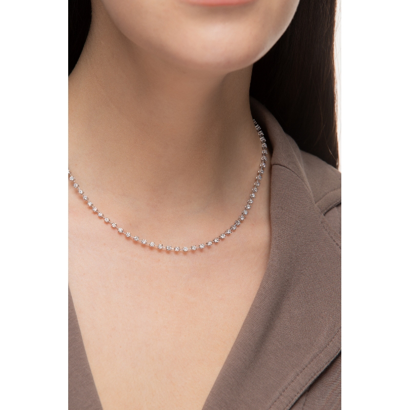 750er Weißgold Damen Diamantkette  750er Weißgold Damen Diamantkette