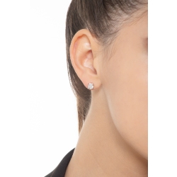 Ohrstecker Damen Weißgold mit Diamanten 1 Karat 2