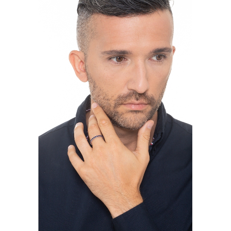 Blauer Saphir Ewigkeitsring  Blauer Saphir Ewigkeitsring