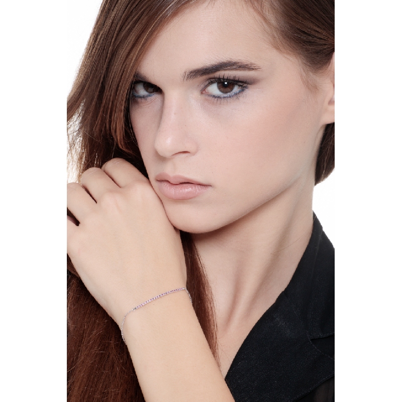 Weißgold 18k Armband mit Rubinen  Weißgold 18k Armband mit Rubinen