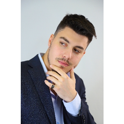 Herrenring Siegelring Roségold mit schwarzen Diamanten Pavé