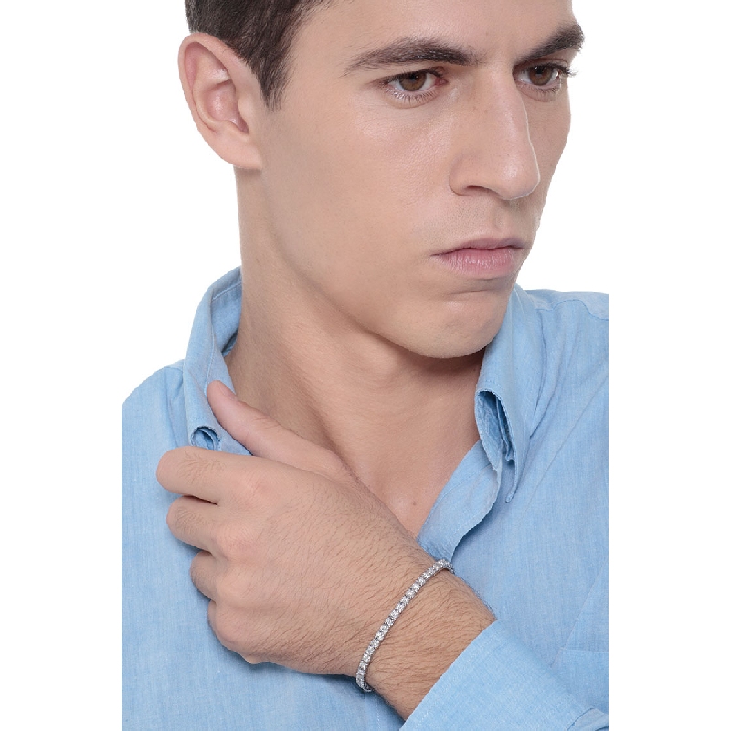 Tennis Diamantarmband aus Weißgold 750 