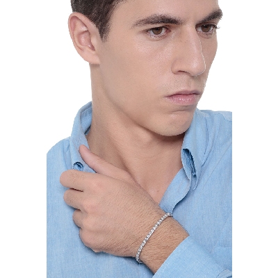 Tennis Diamantarmband aus Weißgold 750 