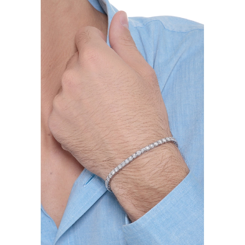 Tennis Diamantarmband aus Weißgold 750 