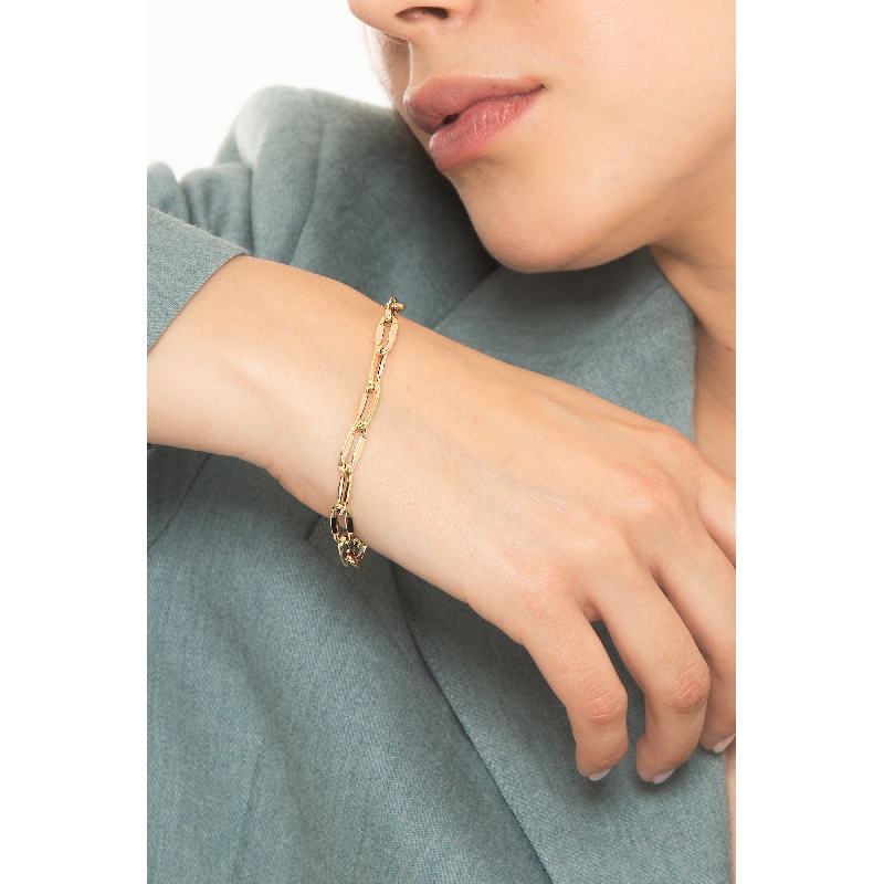 750er Gelbgold Kettenarmband 