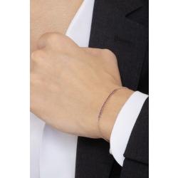 Weißgold 18k Herrenarmband mit Rubinen  2