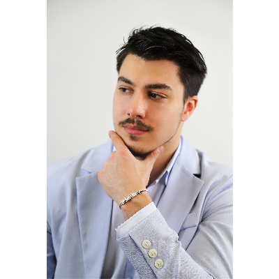 Diamant Armband Herren Weißgold 750