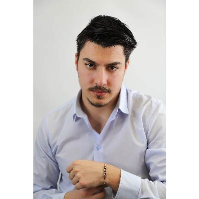 Herrenarmband aus 750er Roségold mit schwarzen Diamanten 