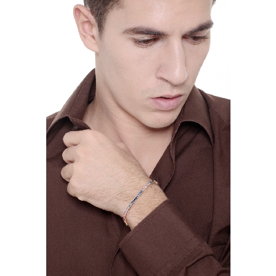 Saphir Armband Tennis Gelbgold Rainbow Kollektion