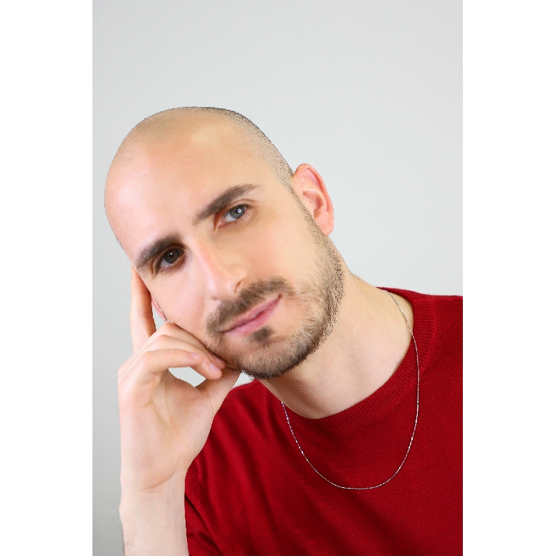 Rhodinierte 18K Weißgold Herrenkette ohne Anhänger Rhodinierte 18K Weißgold Herrenkette ohne Anhänger