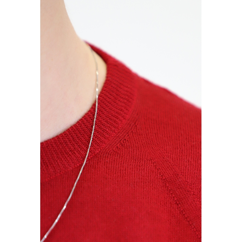 Rhodinierte 18K Weißgold Herrenkette ohne Anhänger Rhodinierte 18K Weißgold Herrenkette ohne Anhänger