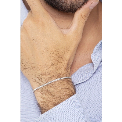 Tennisarmband Weißgold mit Brillanten