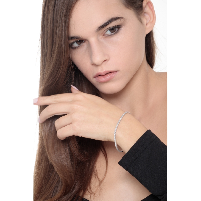 Tennisarmband Weißgold mit Brillanten