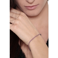 Tennisarmband Weißgold mit Rubinen  2