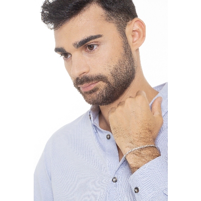 Tennisarmband Weißgold mit 0,04 Karat Diamanten  