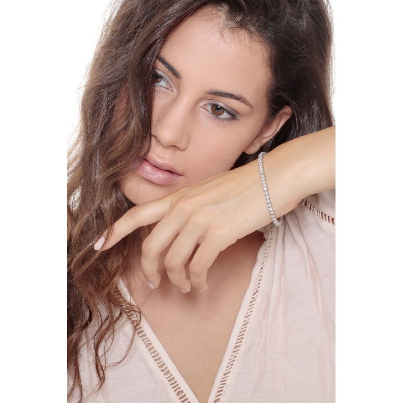 Diamantenarmband aus Weißgold 750 