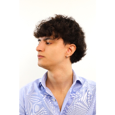 Einzelne Creole aus Weißgold 18K 