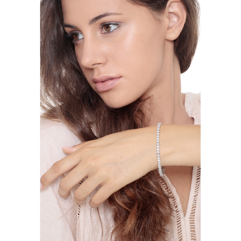 Tennisarmband Weißgold mit Diamanten Tennisarmband Weißgold mit Diamanten