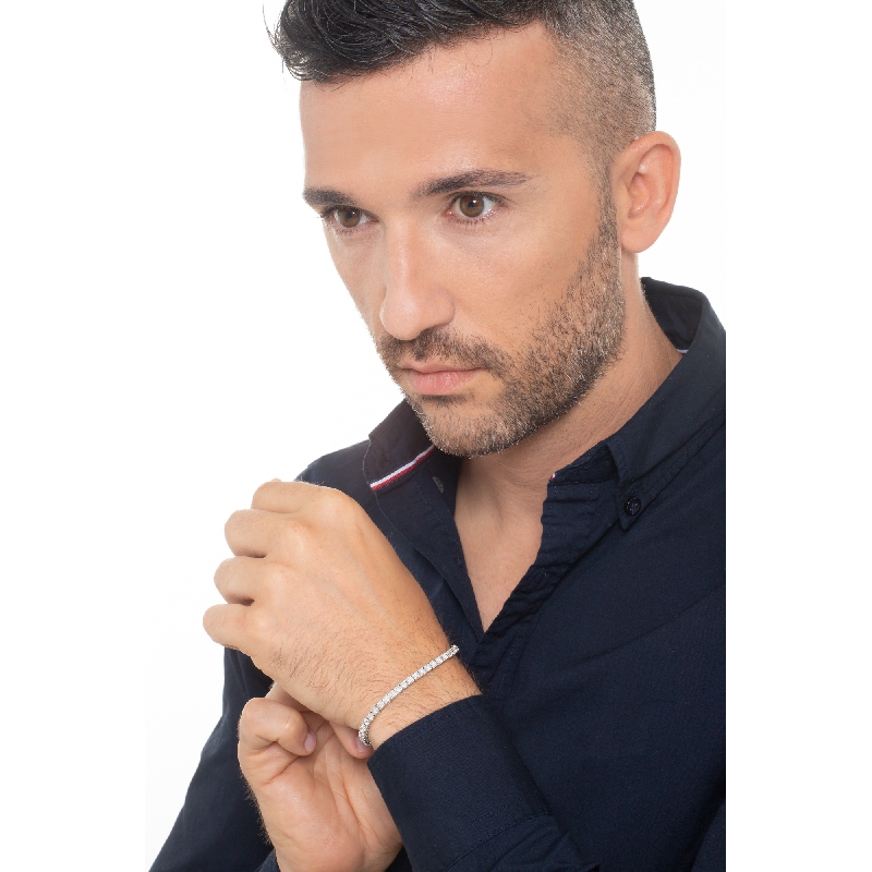 Armband Weißgold Tennis mit Diamanten Armband Weißgold Tennis mit Diamanten