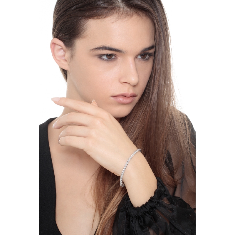 Armband Weißgold Tennis mit Diamanten Armband Weißgold Tennis mit Diamanten