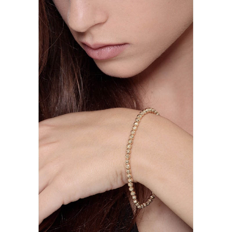 Armband mit Kugeln aus Gelbgold  Armband mit Kugeln aus Gelbgold