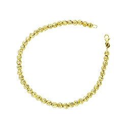 Armband mit Kugeln aus Gelbgold