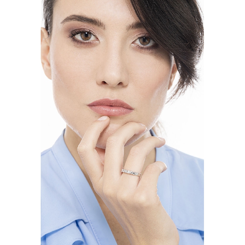 Weißgoldring mit 5 Diamanten 0,35 Karat Weißgoldring mit 5 Diamanten 0,35 Karat