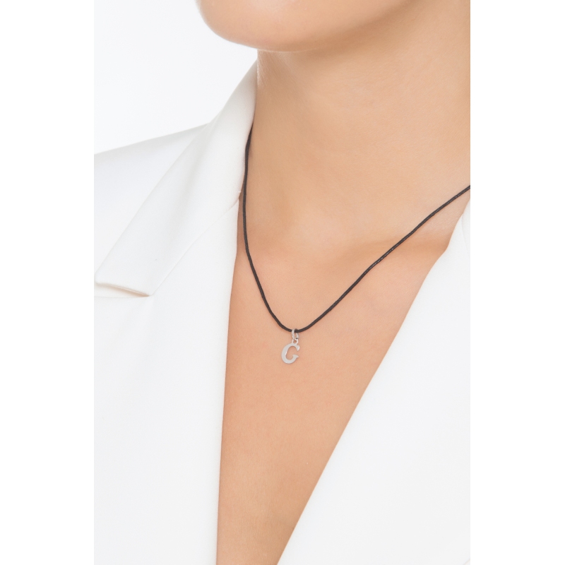 Anhänger Buchstabe G Weißgold 18K