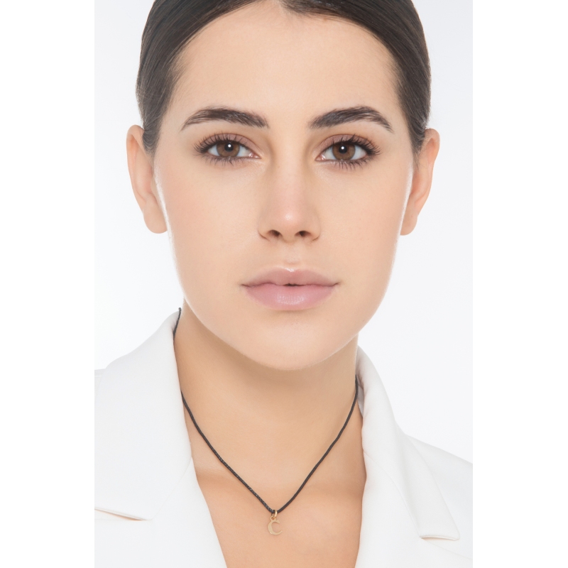 Gelbgold 750 Anhänger Buchstabe C