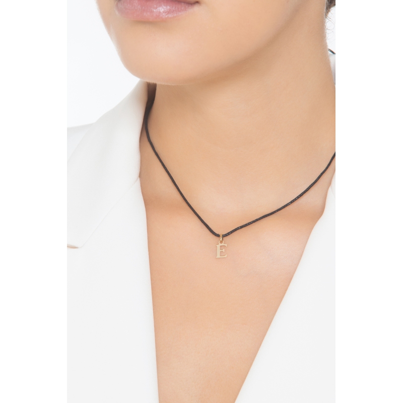 Anhänger Buchstabe E aus Gelbgold 18K