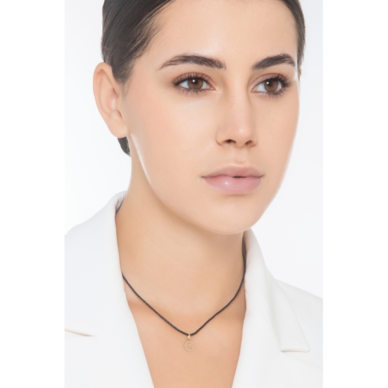 Buchstaben Anhänger G aus Gelbgold 18K