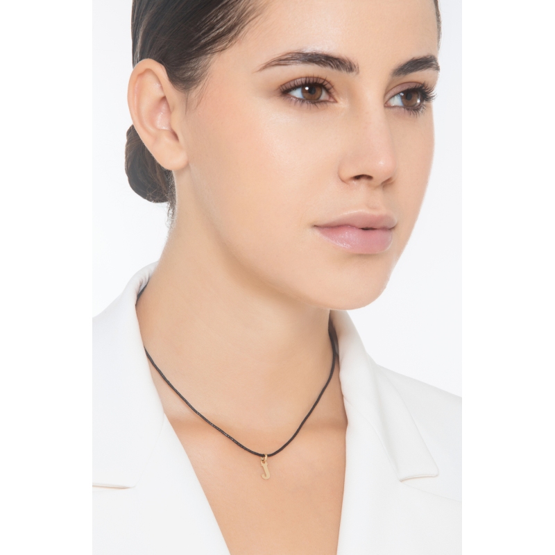 Buchstaben Anhänger J aus Gelbgold 18K