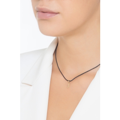 Buchstaben Anhänger J aus Gelbgold 18K