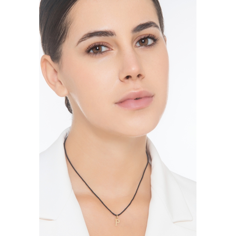 Gelbgold 18K Anhänger Buchstabe P